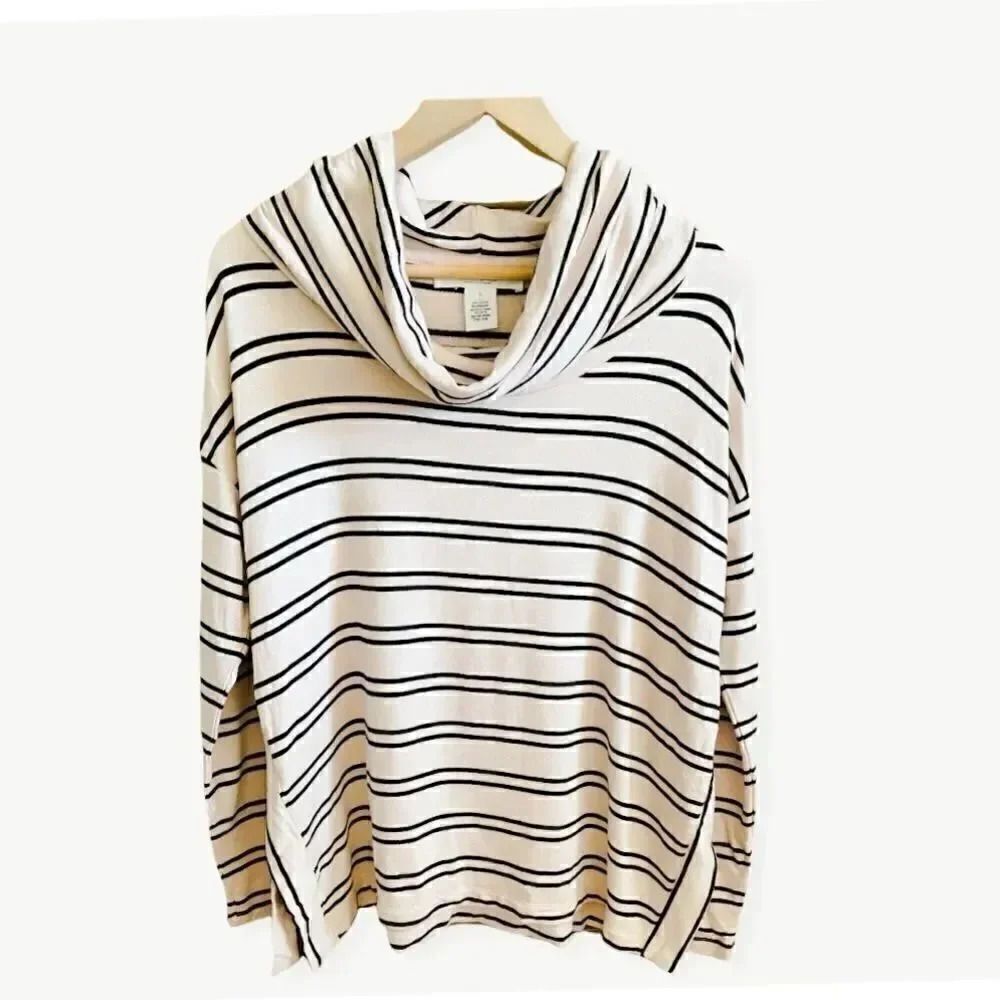 Workshop Republic Clothing Light Sweater Oversized Stripes ( NWOT) Small